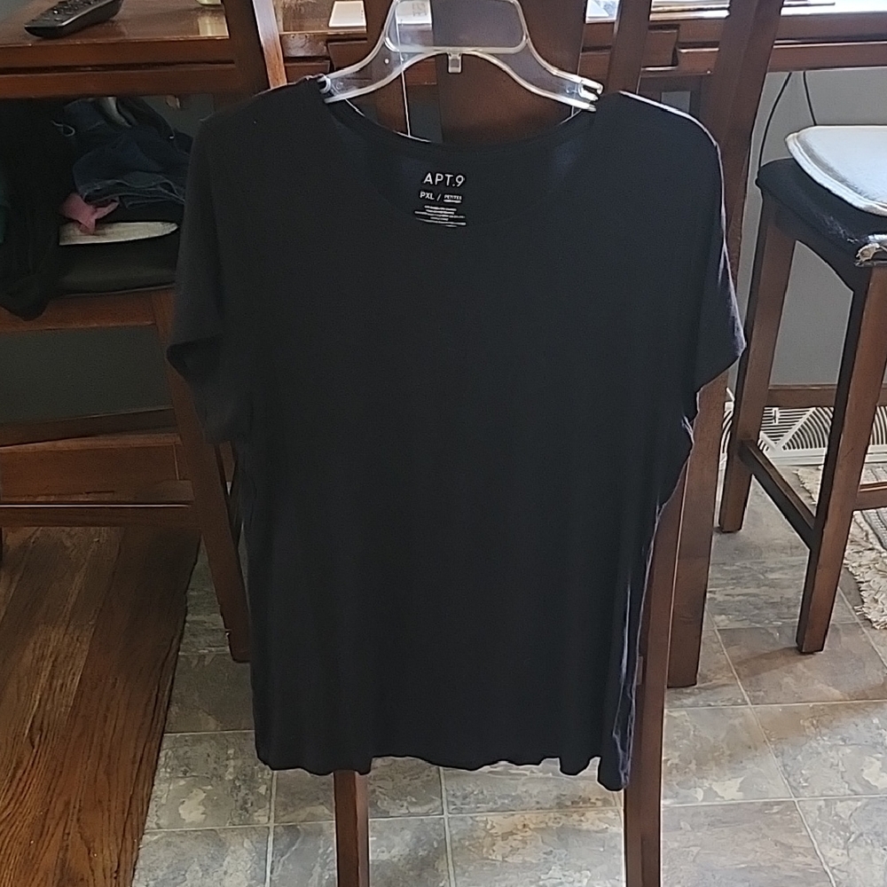 **2 for $10** Apt. 9 Classic Black Tee